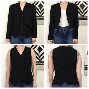 Vintage Alberto Makali Cropped Blazer & Waistcoat